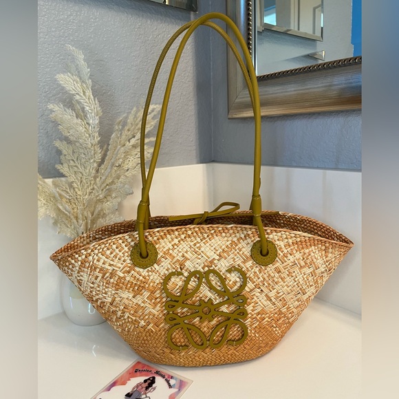 🎀 LOEWE ANAGRAM BASKET BAG SMALL FIXED price - Picture 3 of 14